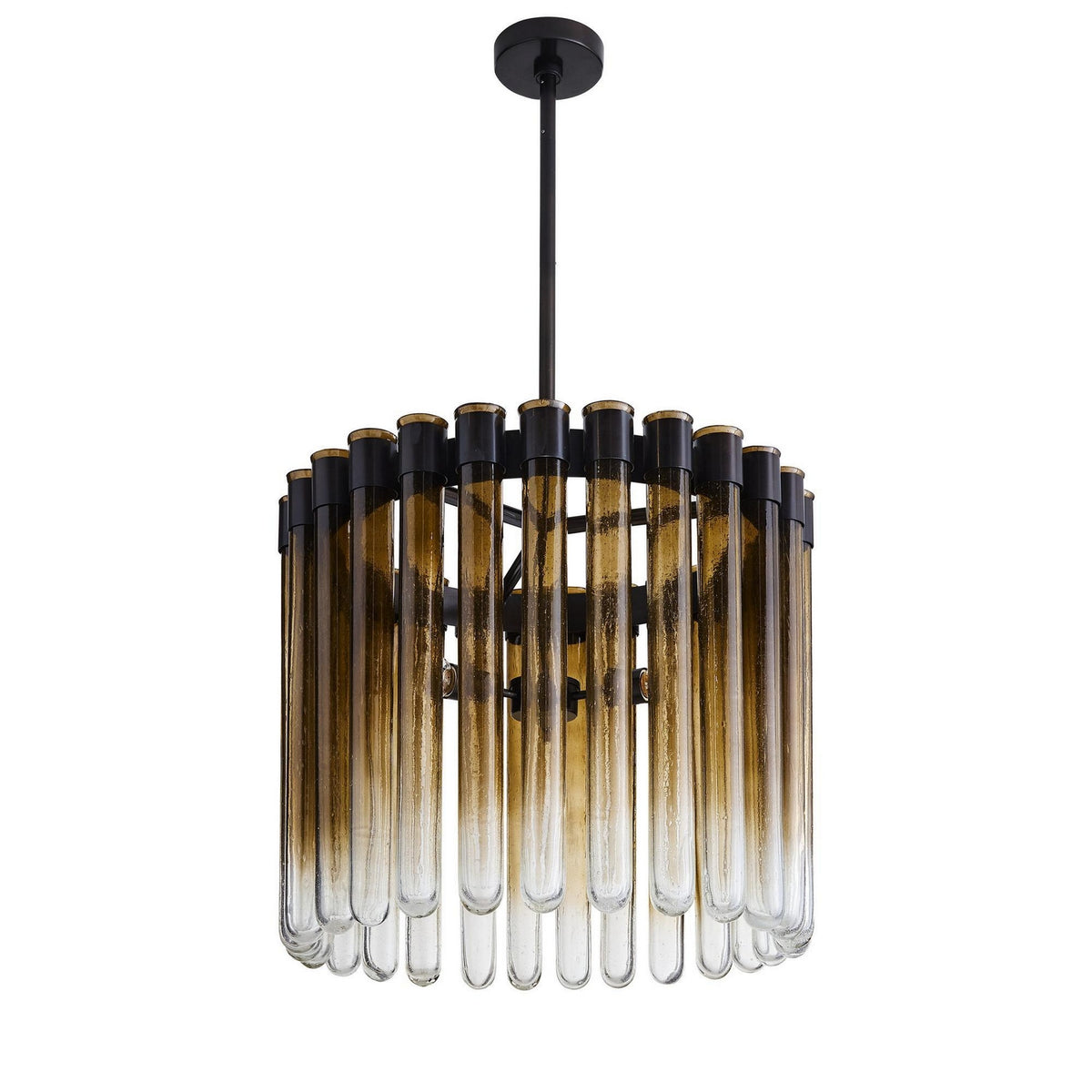 Lustre Maxton à trois lumières en ombré fumé