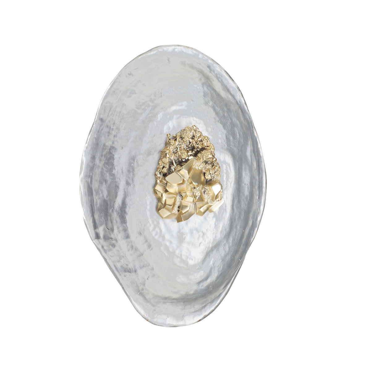 Nome LED Wall Sconce in Silver Leaf