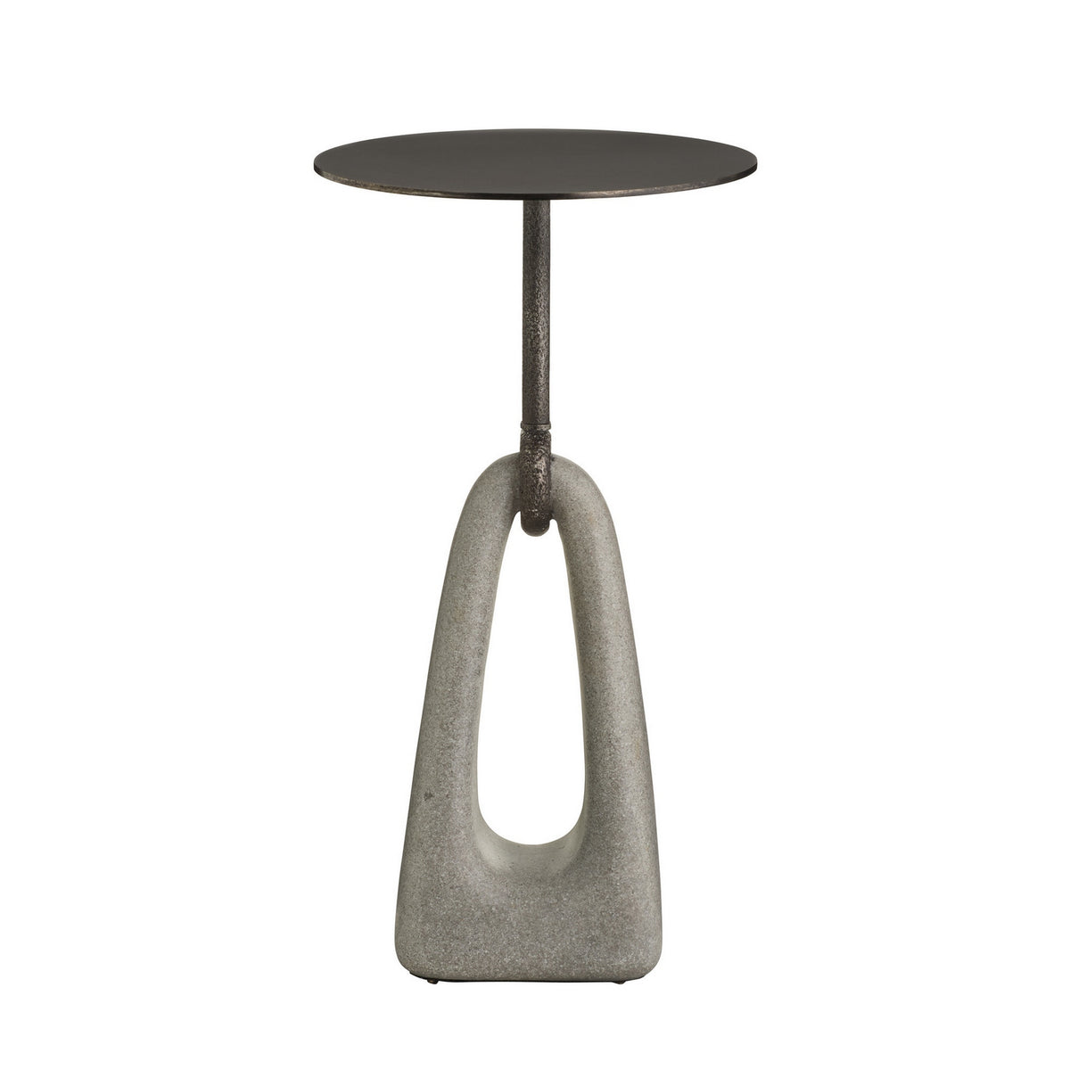 Table d'appoint Miles en bronze vieilli