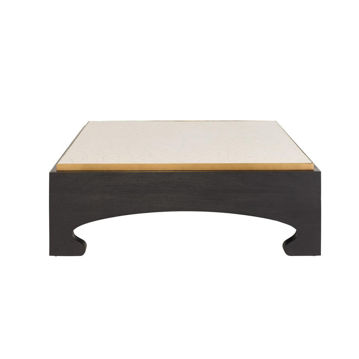 Montreal Coffee Table in Crackled Ivory