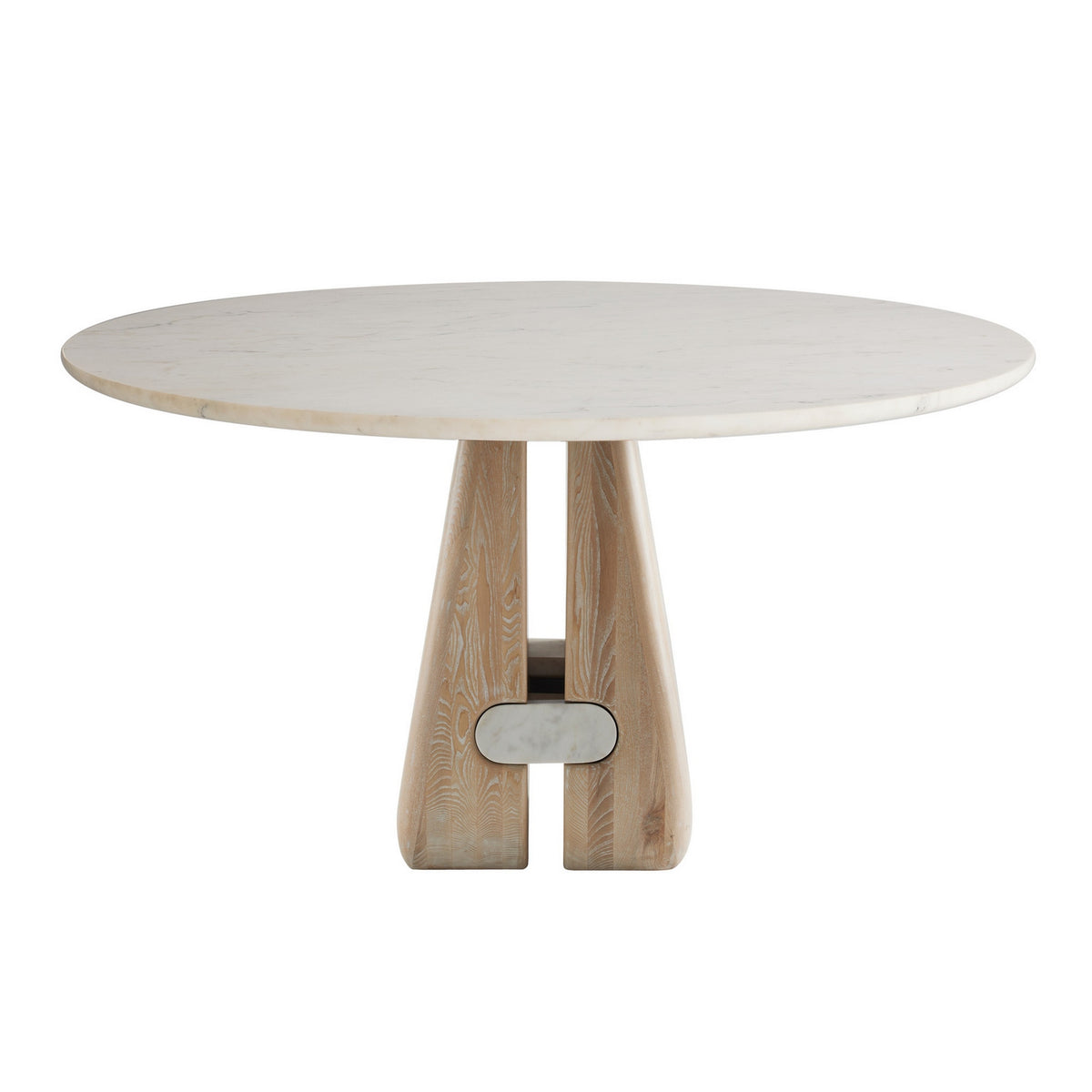 Table à manger Melt en marbre blanc