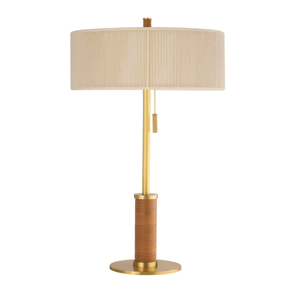Lampe de table LED Middlebury marron
