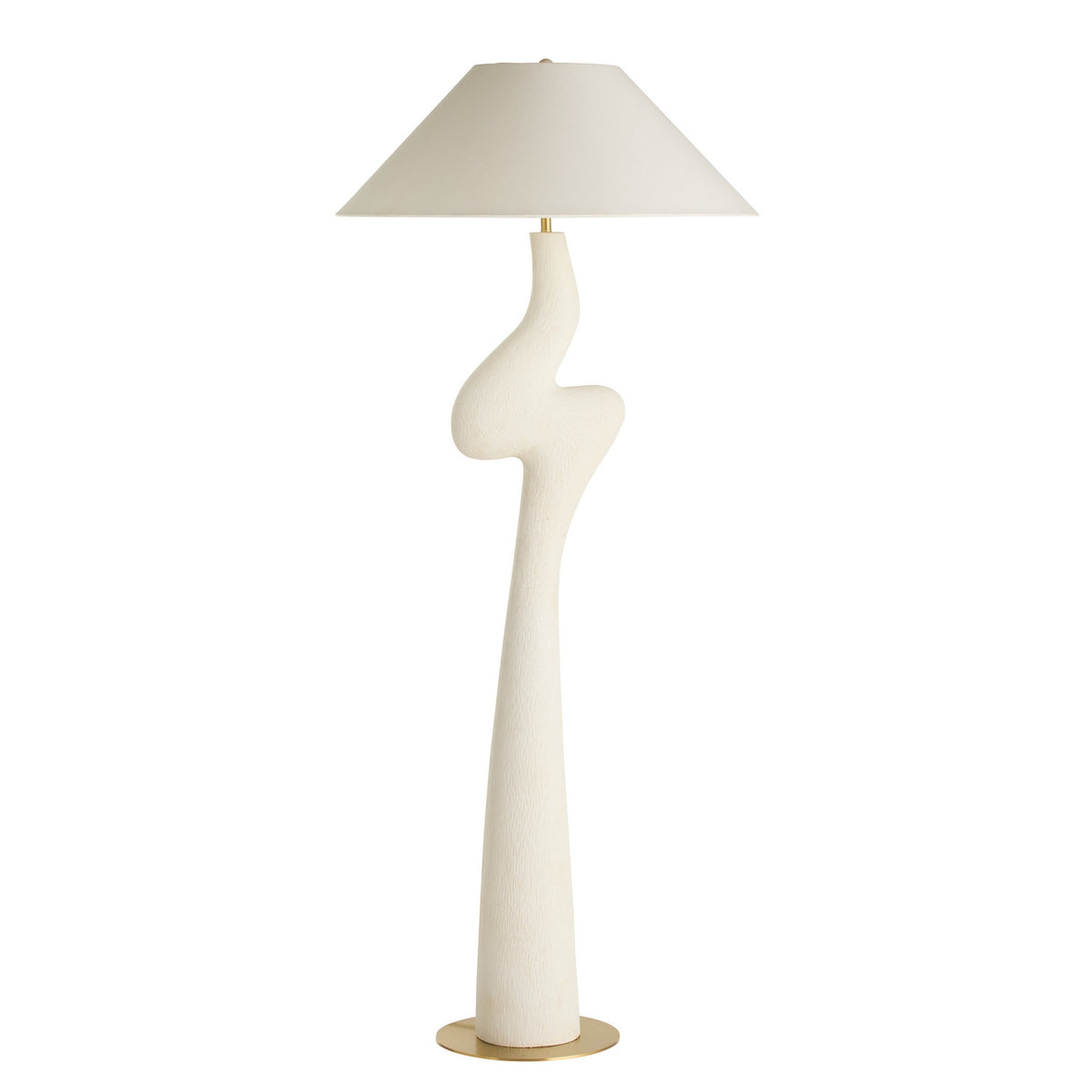 Lampadaire Nicolette à une lumière, couleur ivoire