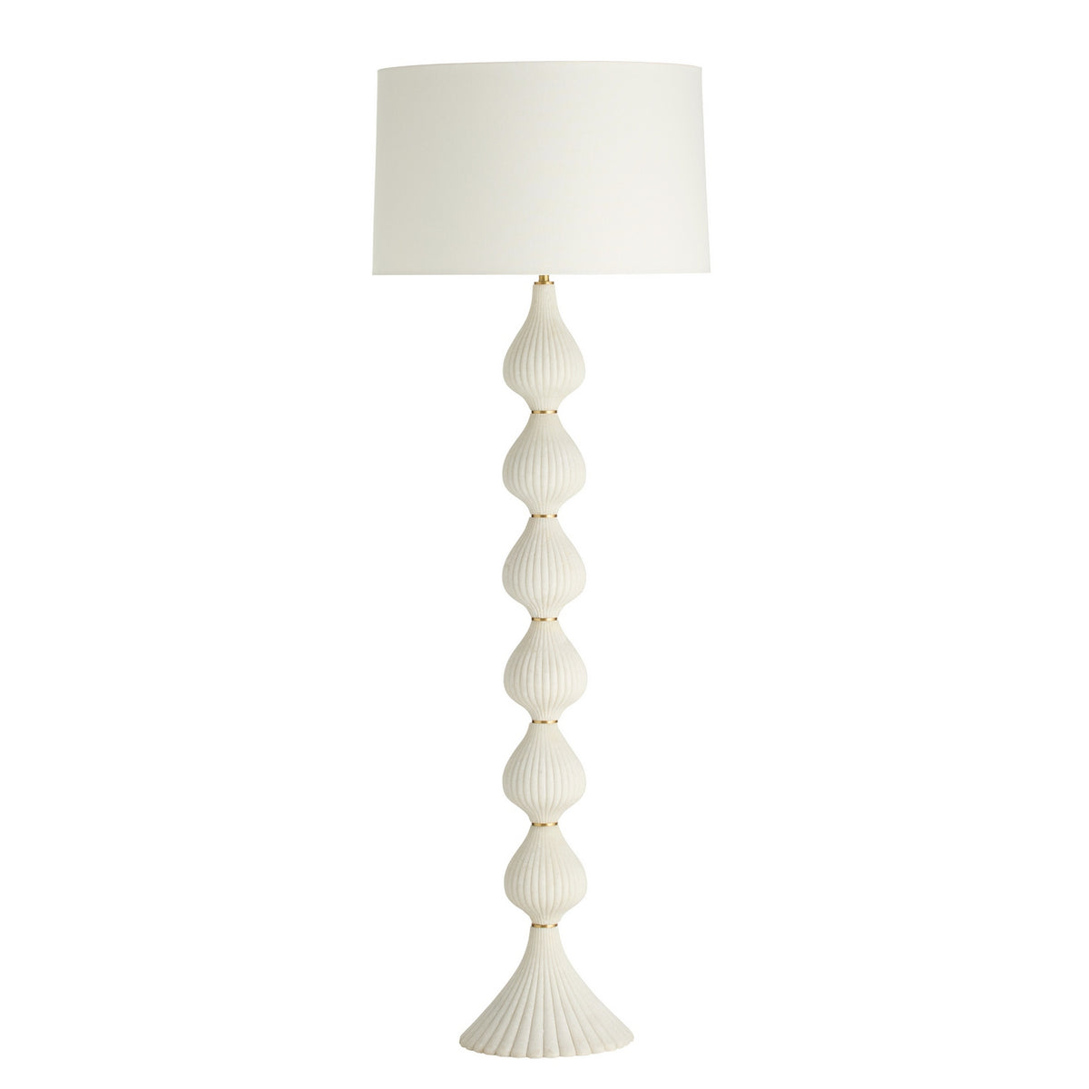 Lampadaire Nicole à une lumière couleur ivoire