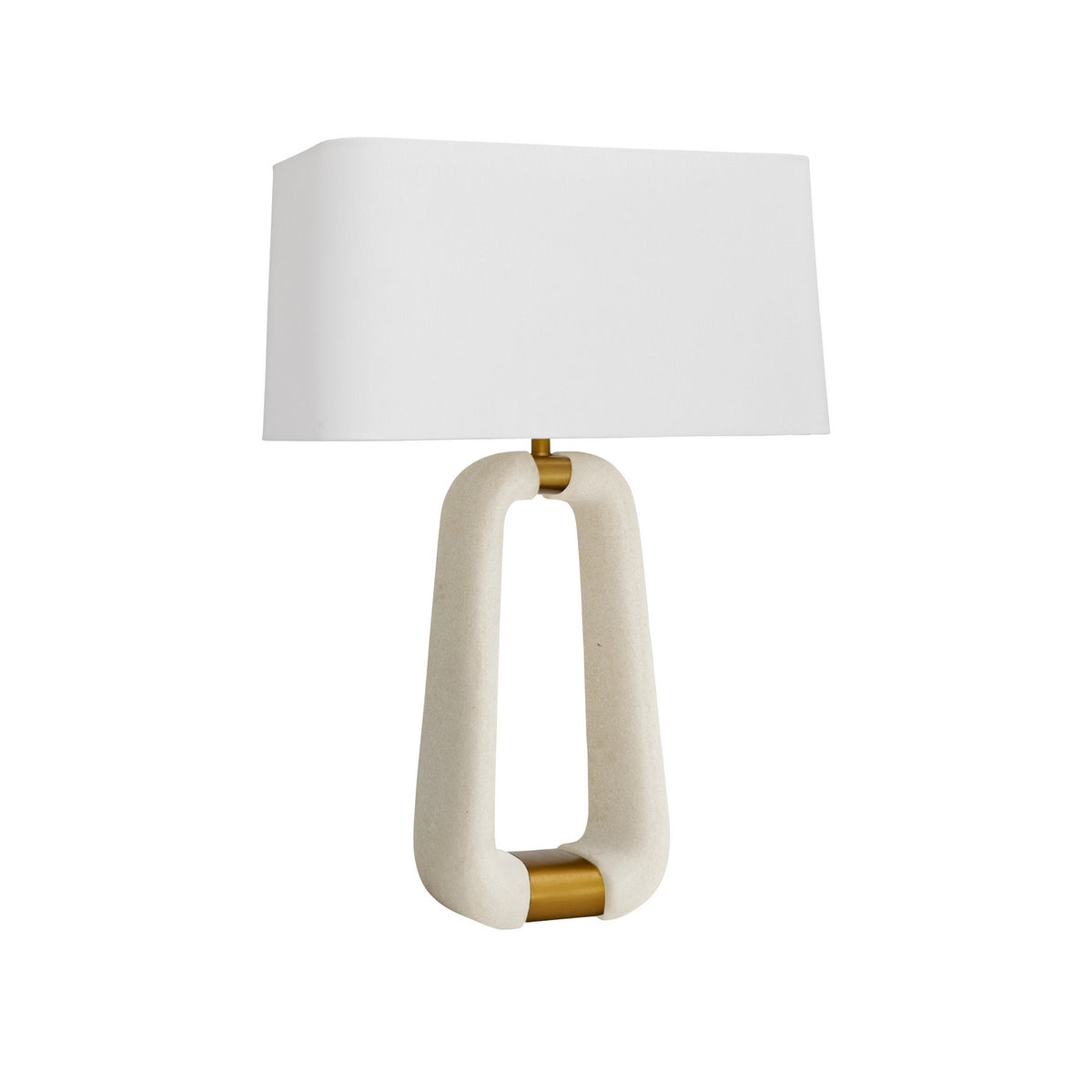 Gianni One Light Table Lamp in Ivory