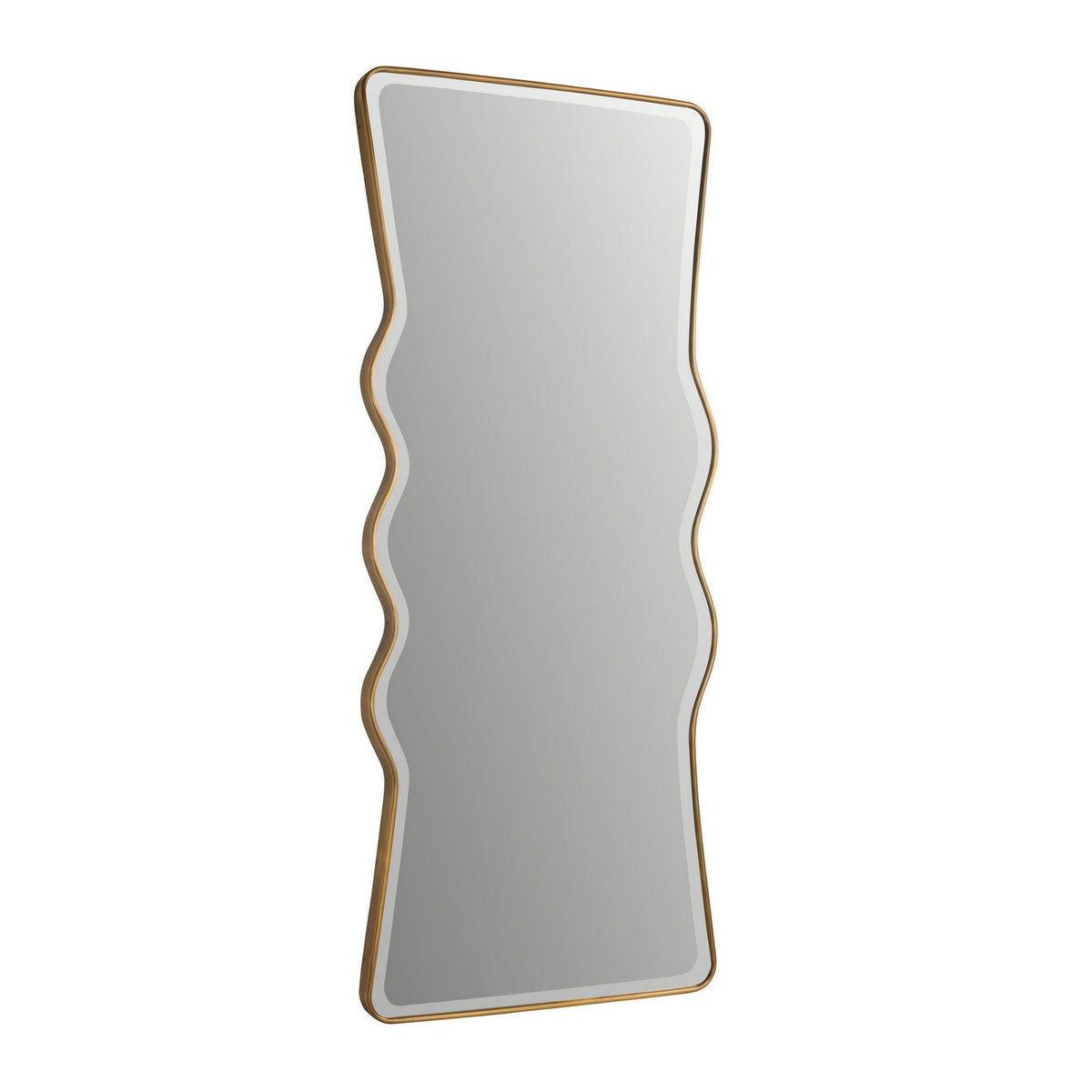 Liora Mirror in Antique Brass