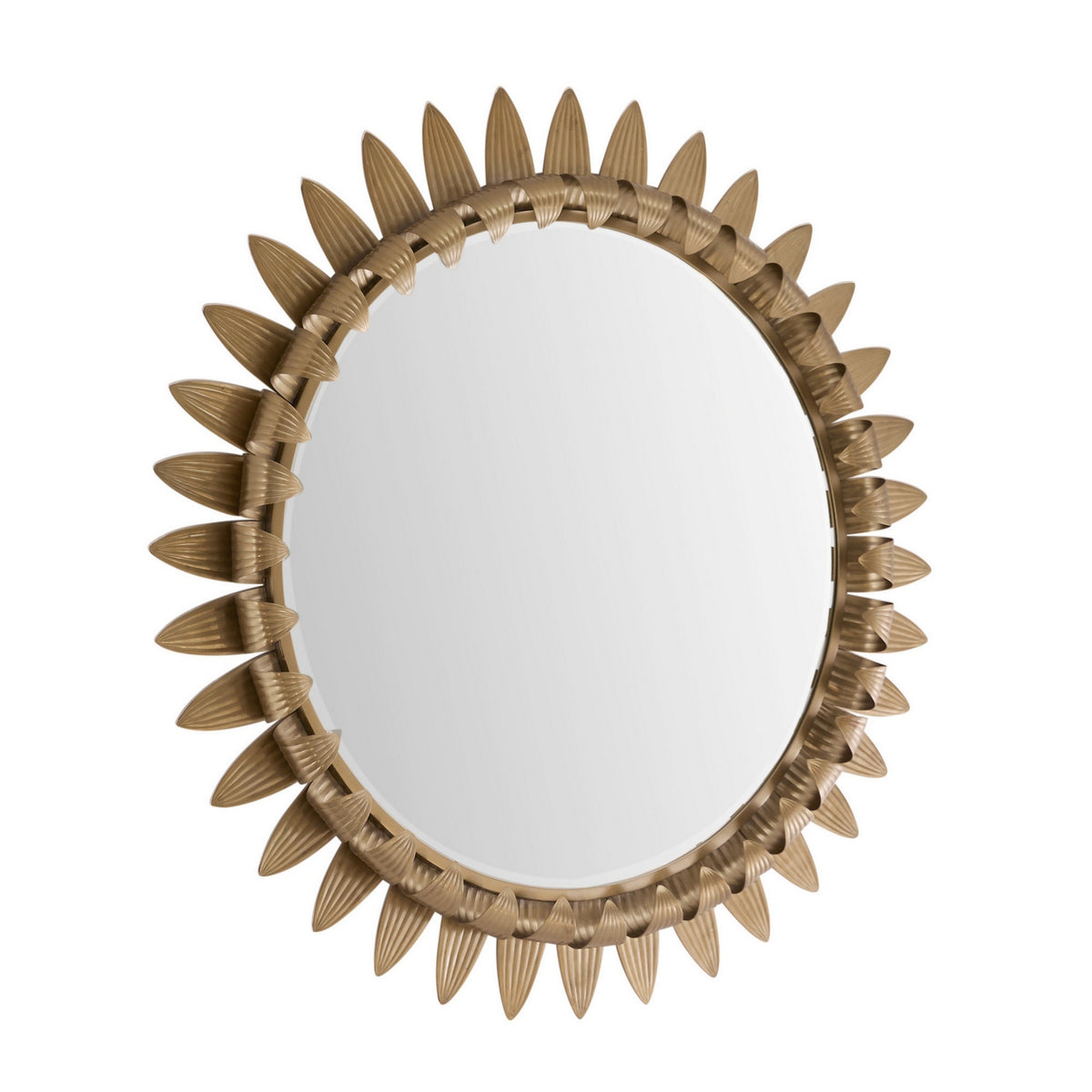 Analise Mirror in Antique Brass
