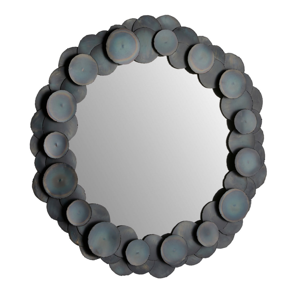 Kensey Mirror in Burnt Iron