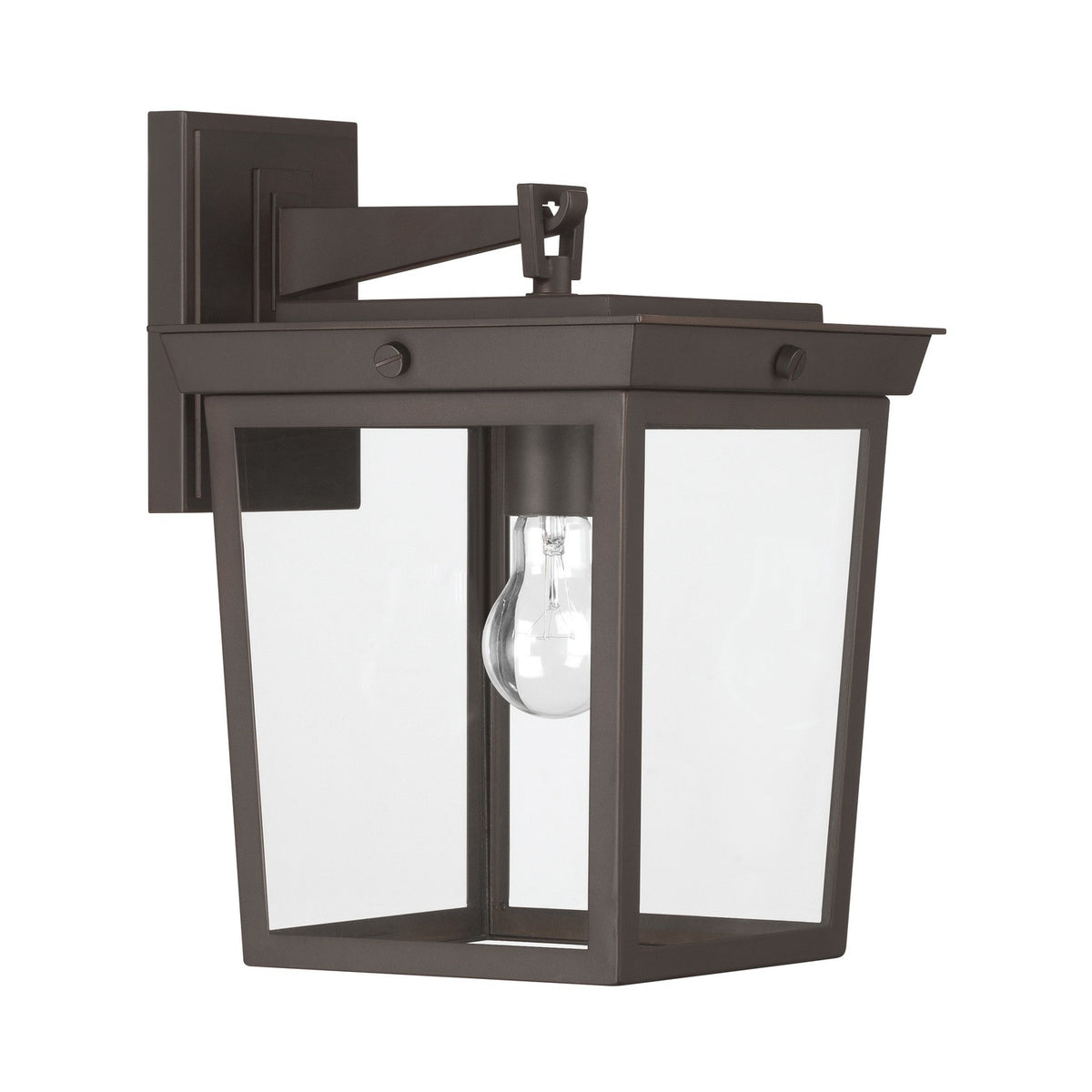 Belmont One Light Outdoor Wall Sconce in Twilight Bronze