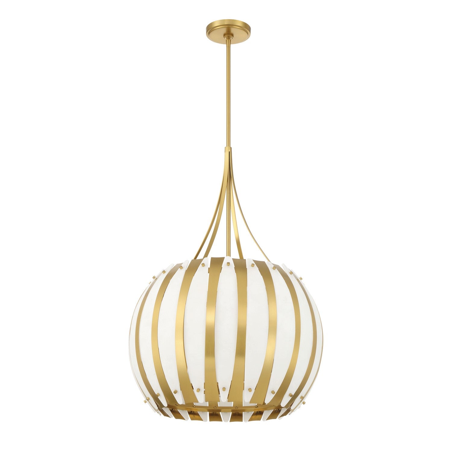 Daria Five Light Chandelier in Luxe Gold
