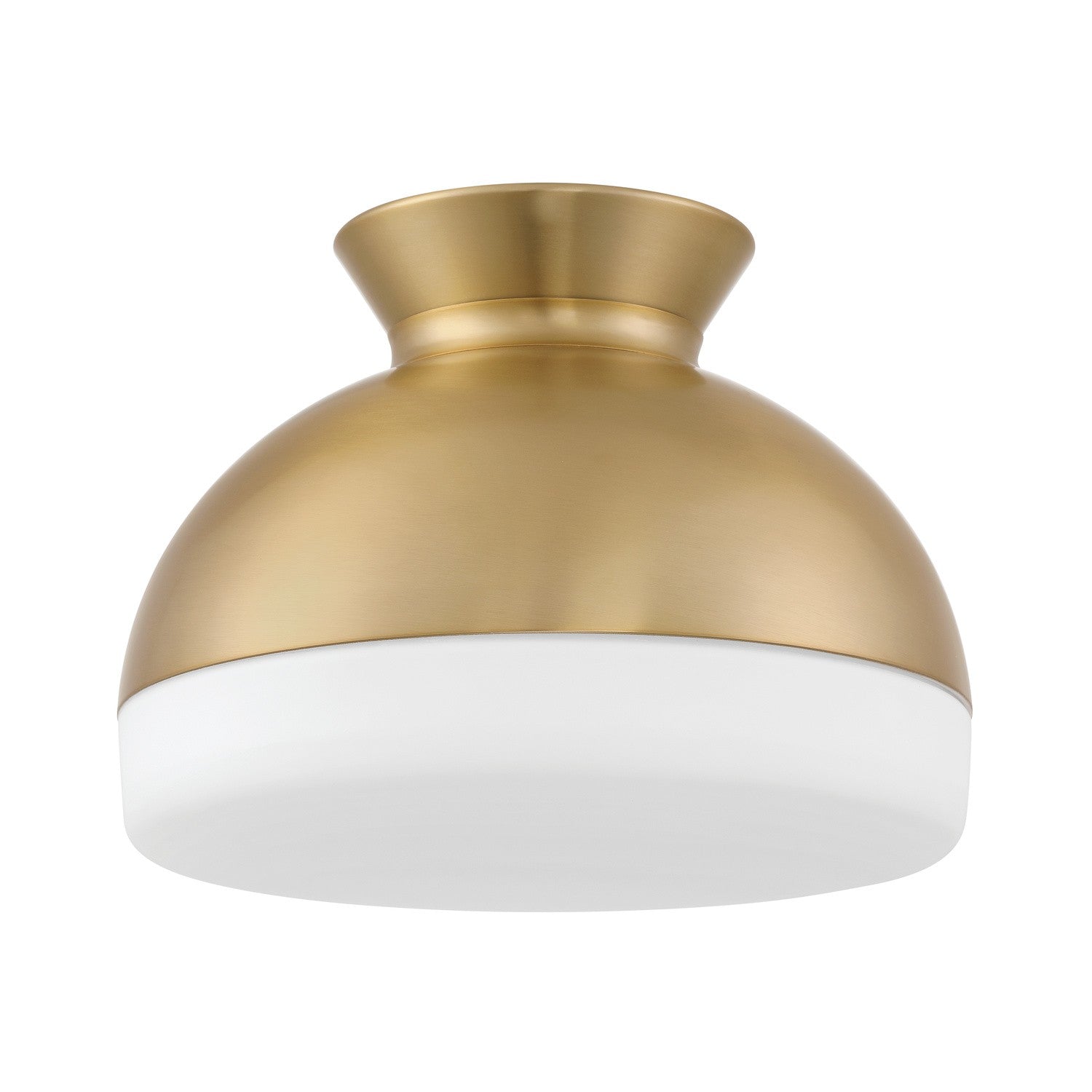 Gidget Two Light Flush Mount in Vibrant Gold