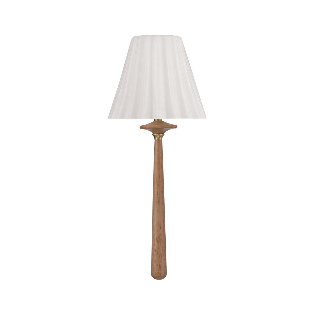 Jules LED Wall Sconce in Aged Brass + Wood