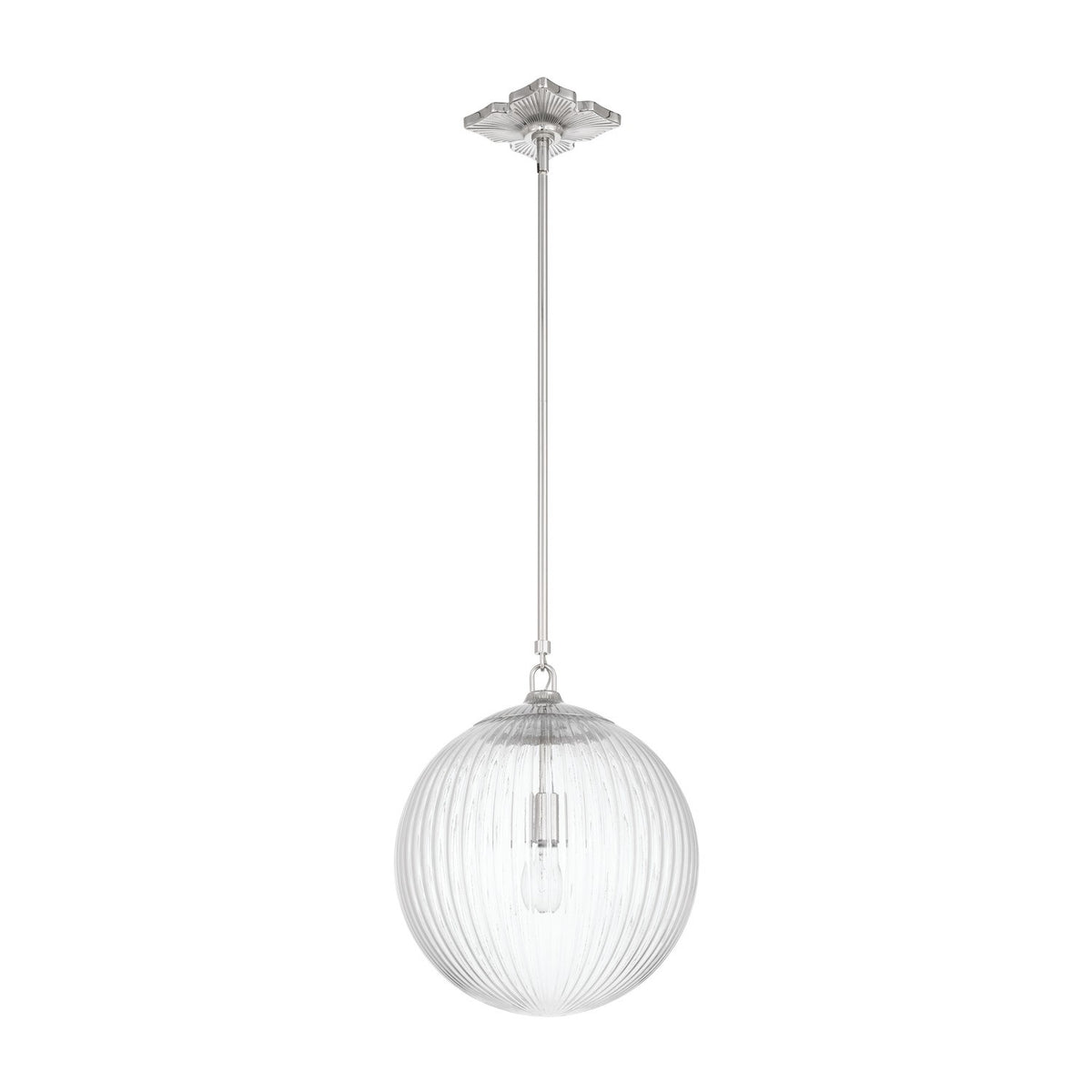 Orly One Light Pendant in Polished Nickel