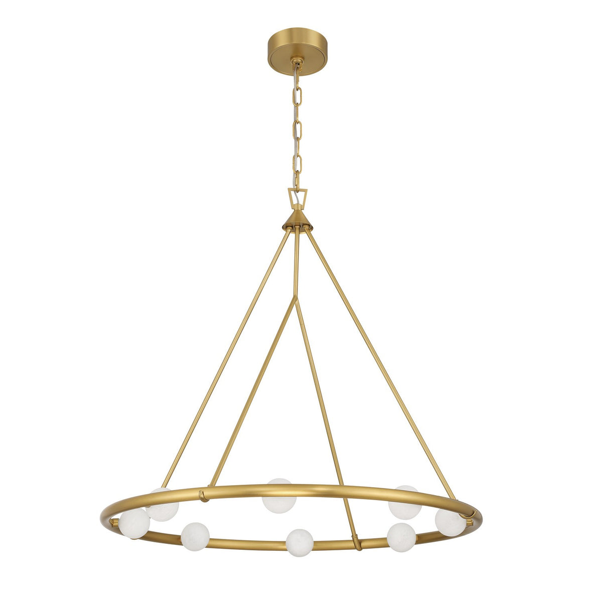 Terrell LED Chandelier in Luxe Gold