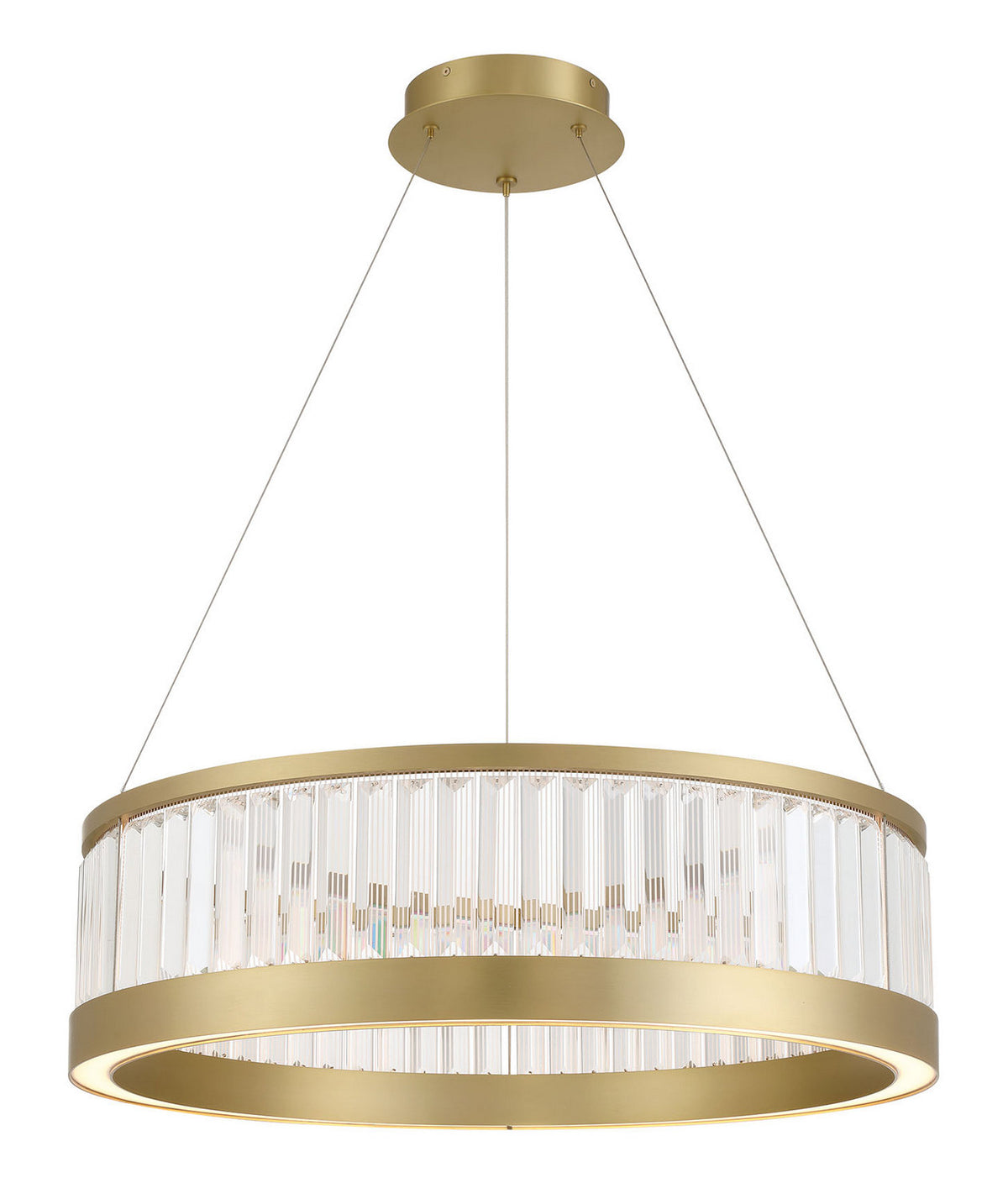 Lustre DEL Empra en doré