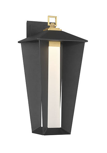 Andson LED Wall Sconce in Brass-Sand Black Mix