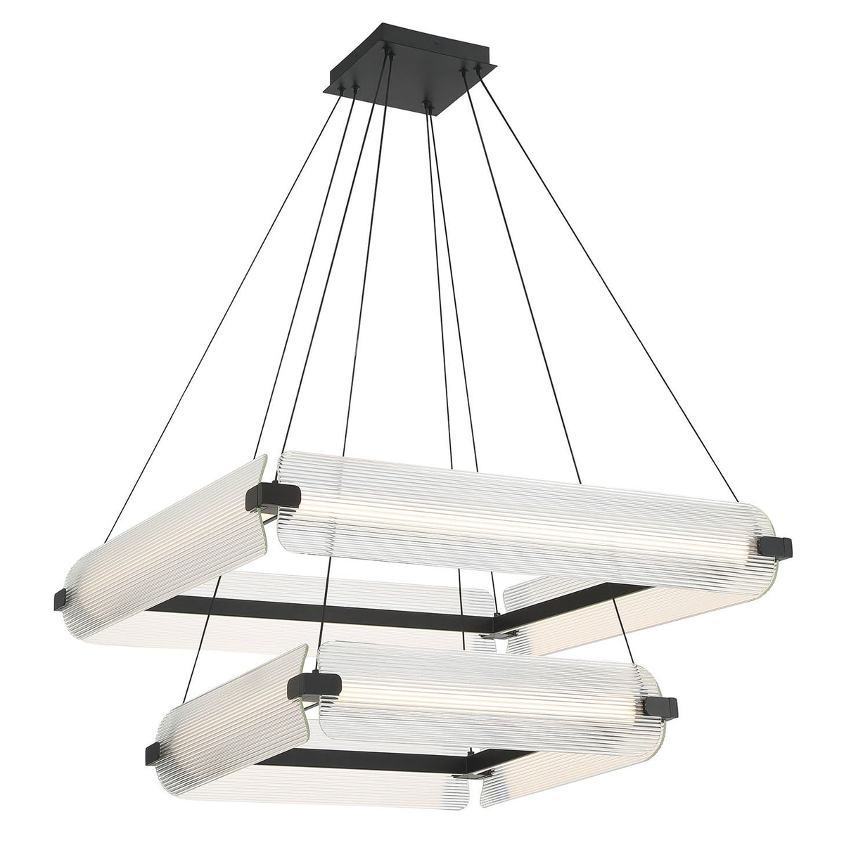 Neoness LED Chandelier in Matte Black
