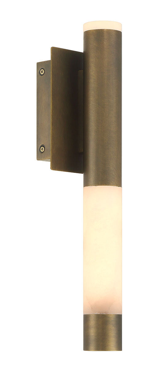 Ronda LED Wall Sconce in Weathered Brass