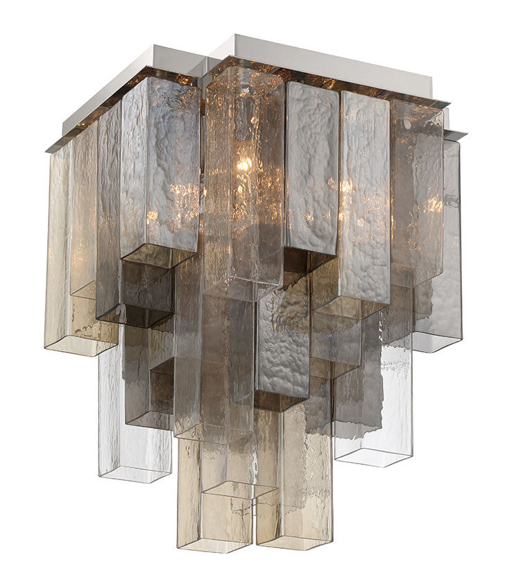 Altesa Ten Light Flush Mount in Chrome