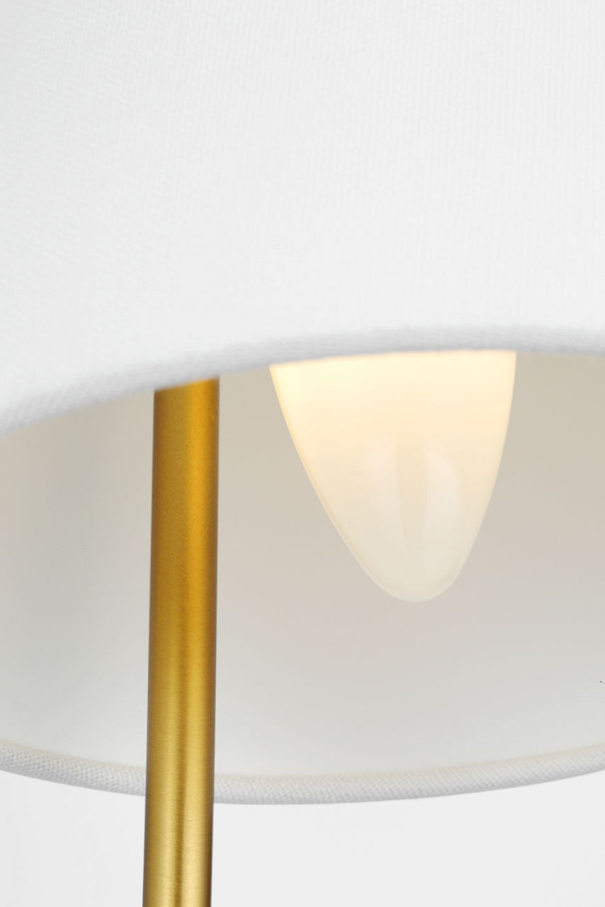 Marina One Light Wall Sconce in Burnished Brass | Burnished Brass