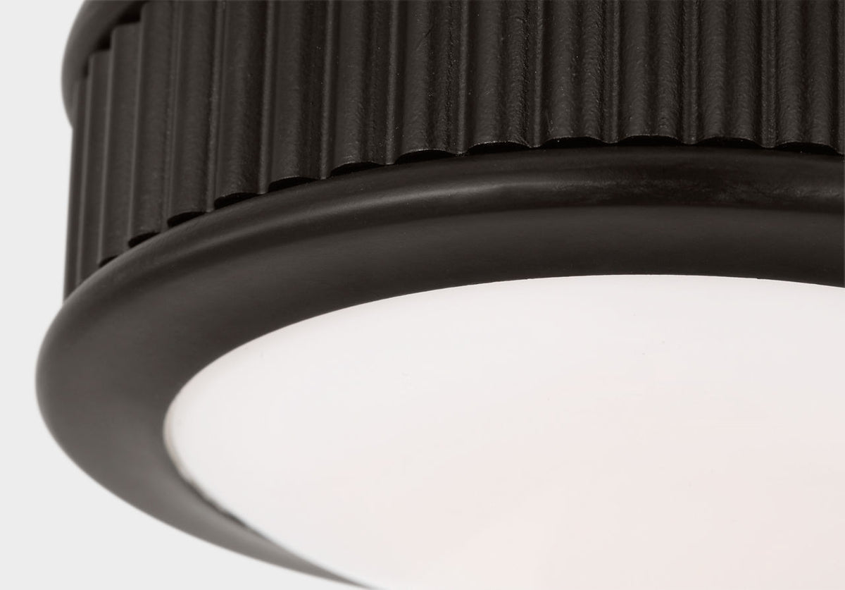 Ritz Flush Mount in Aged Iron | Aged Iron