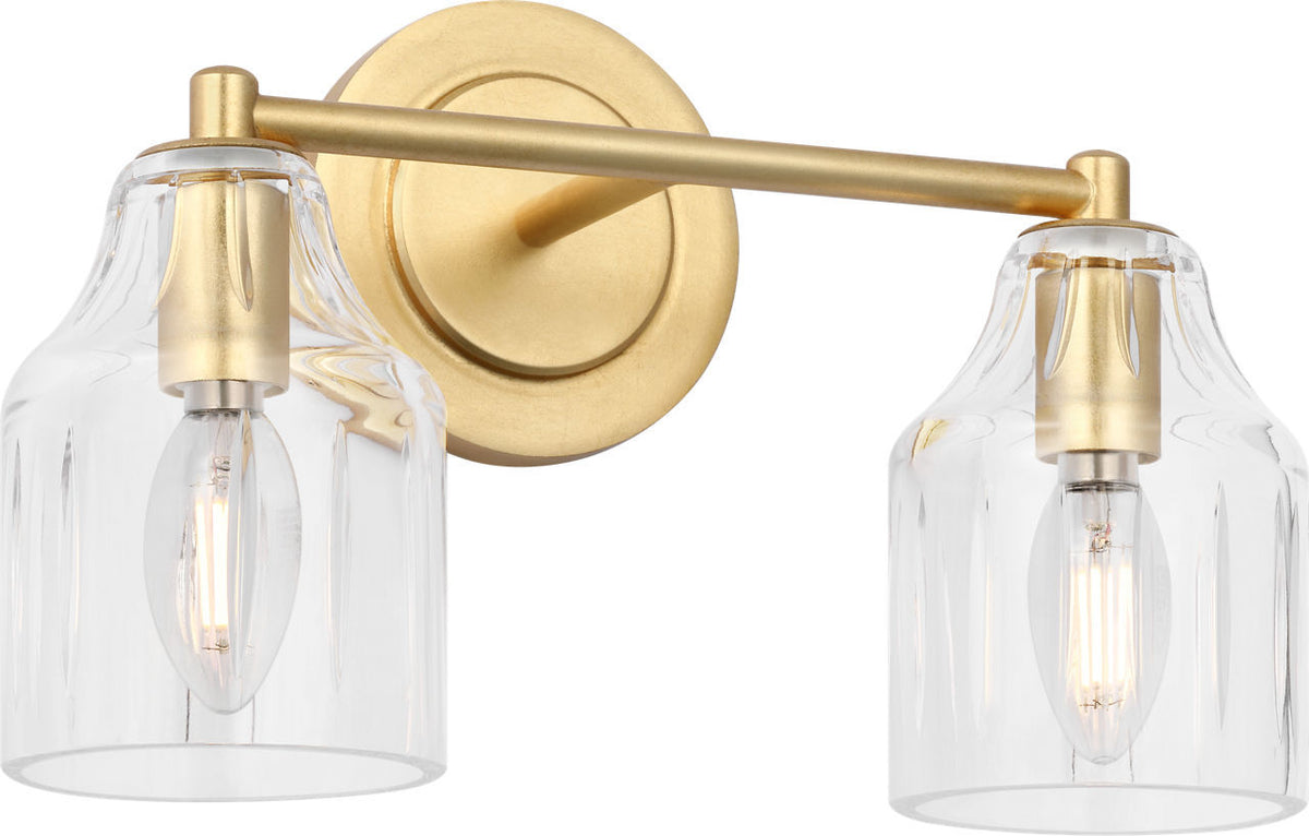 Applique de salle de bain Augusta Two Light, finition Gild | Gild