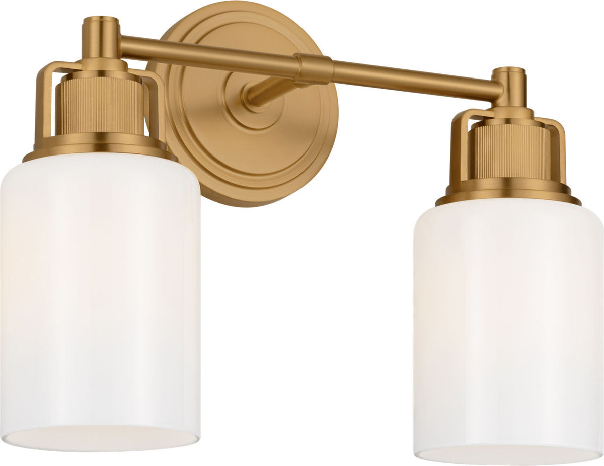 Ashford Two Light Bath in Burnished Brass | Burnished Brass
