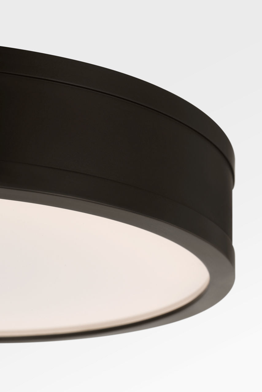 Dupont Semi Flush Mount in Aged Iron | Aged Iron