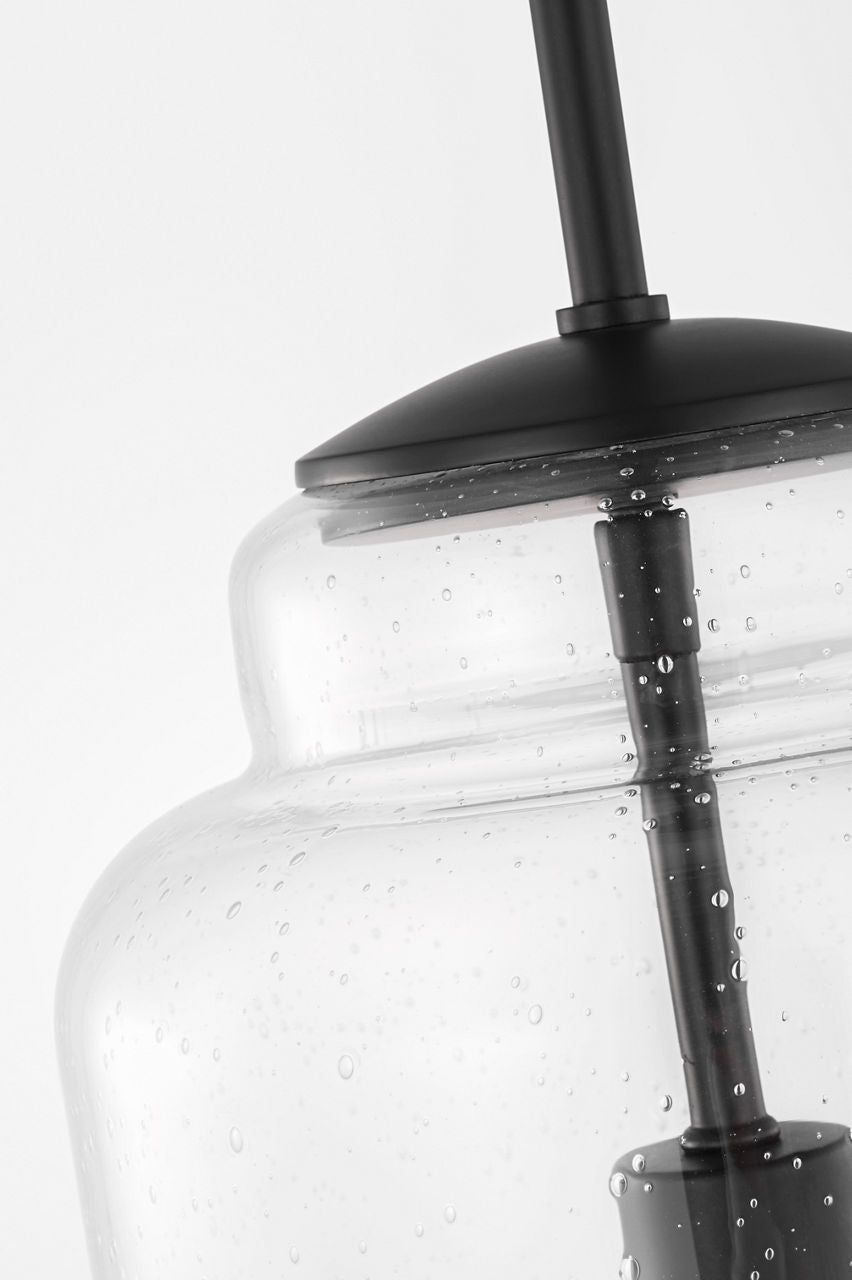 Nodier One Light Pendant in Aged Iron | Aged Iron