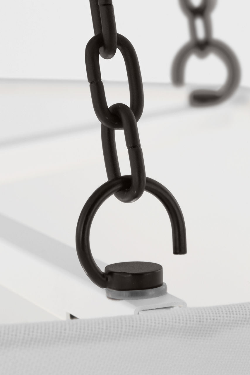 Herve Three Light Hanging Shade in Aged Iron | Aged Iron