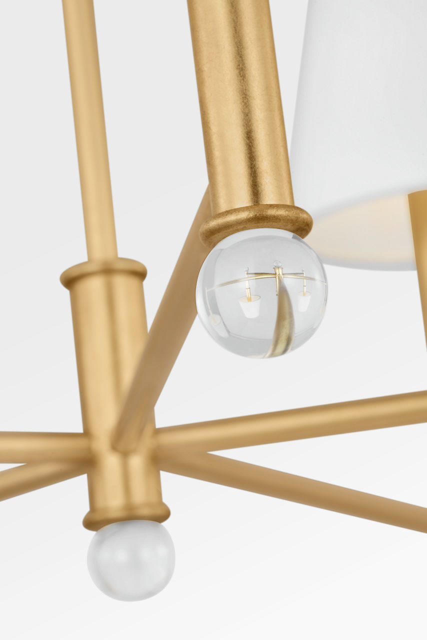 Greard Five Light Chandelier in Gild | Gild