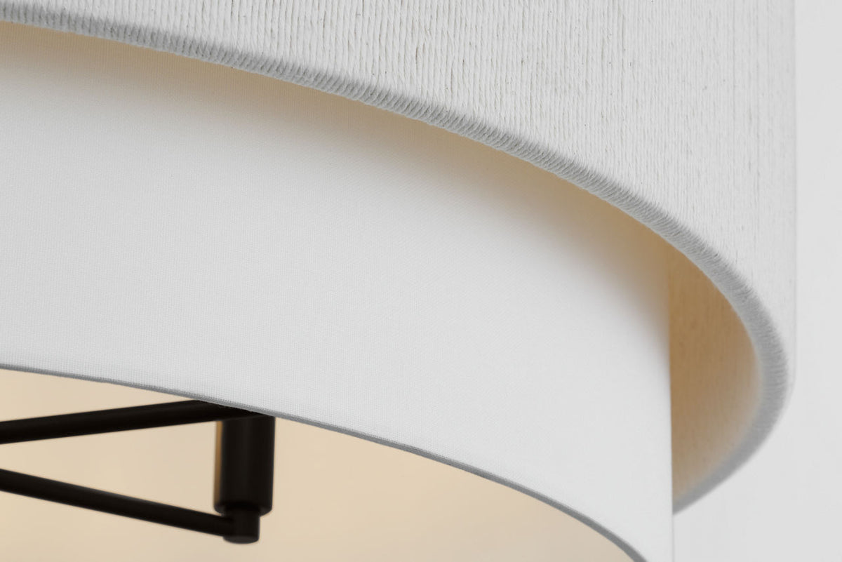 Belaro Six Light Hanging Shade in Aged Iron | Aged Iron