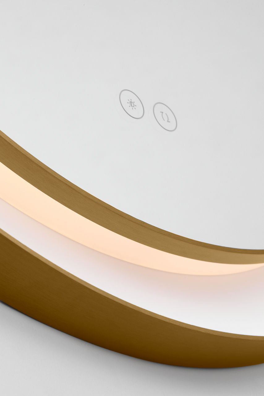 Chopin Mirror in Burnished Brass | Burnished Brass