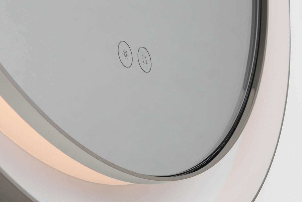 Chopin Mirror in Polished Nickel | Polished Nickel
