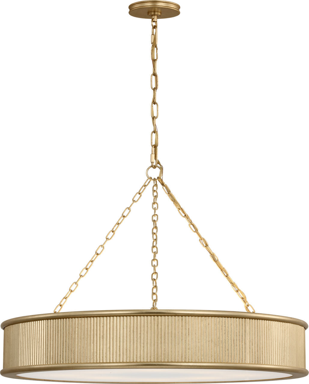 Ritz Eight Light Chandelier in Gild | Gild
