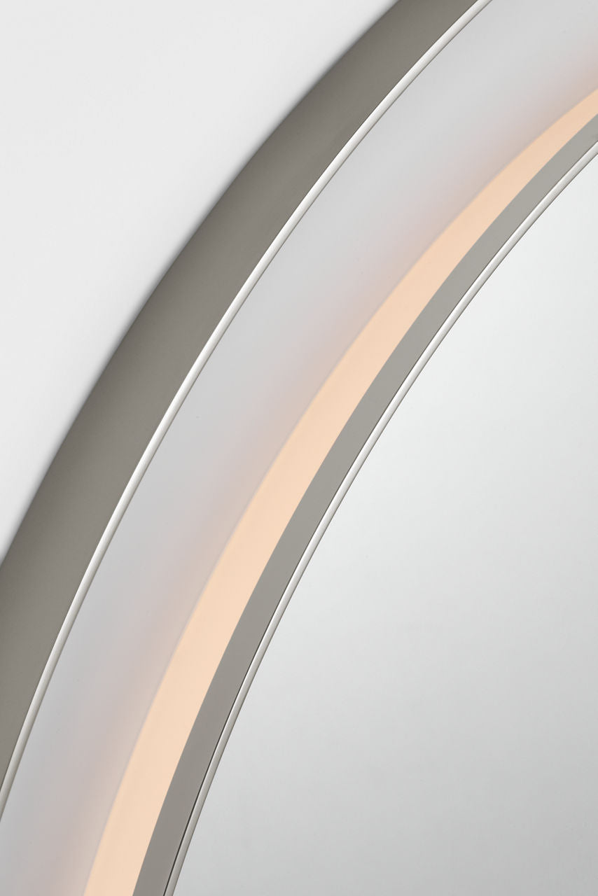 Chopin LED Mirror in Polished Nickel | Polished Nickel