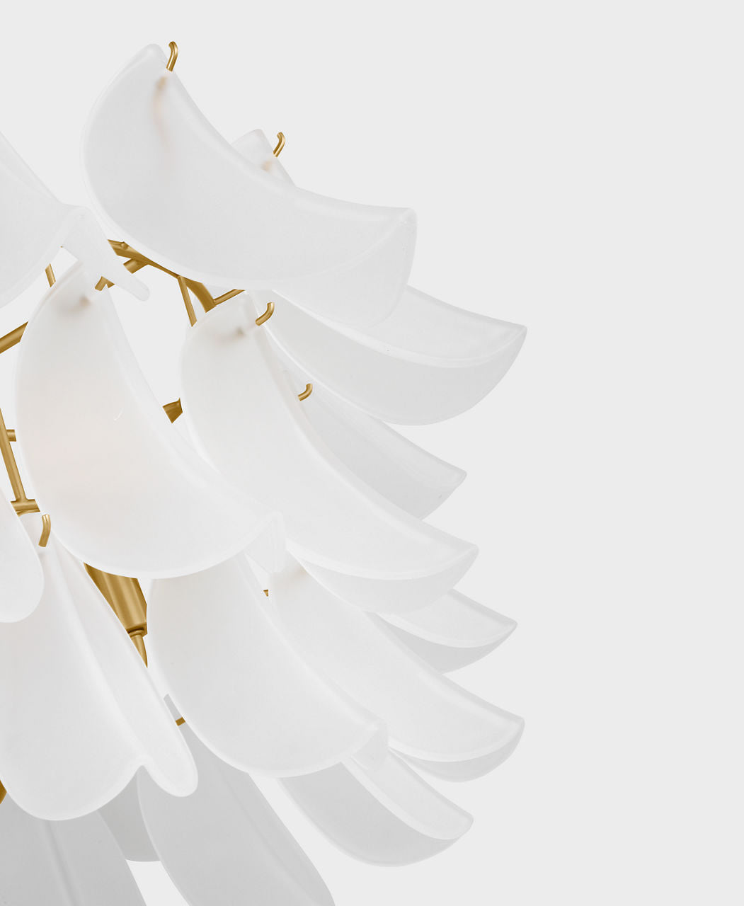 Chloe Five Light Chandelier in Burnished Brass | Burnished Brass