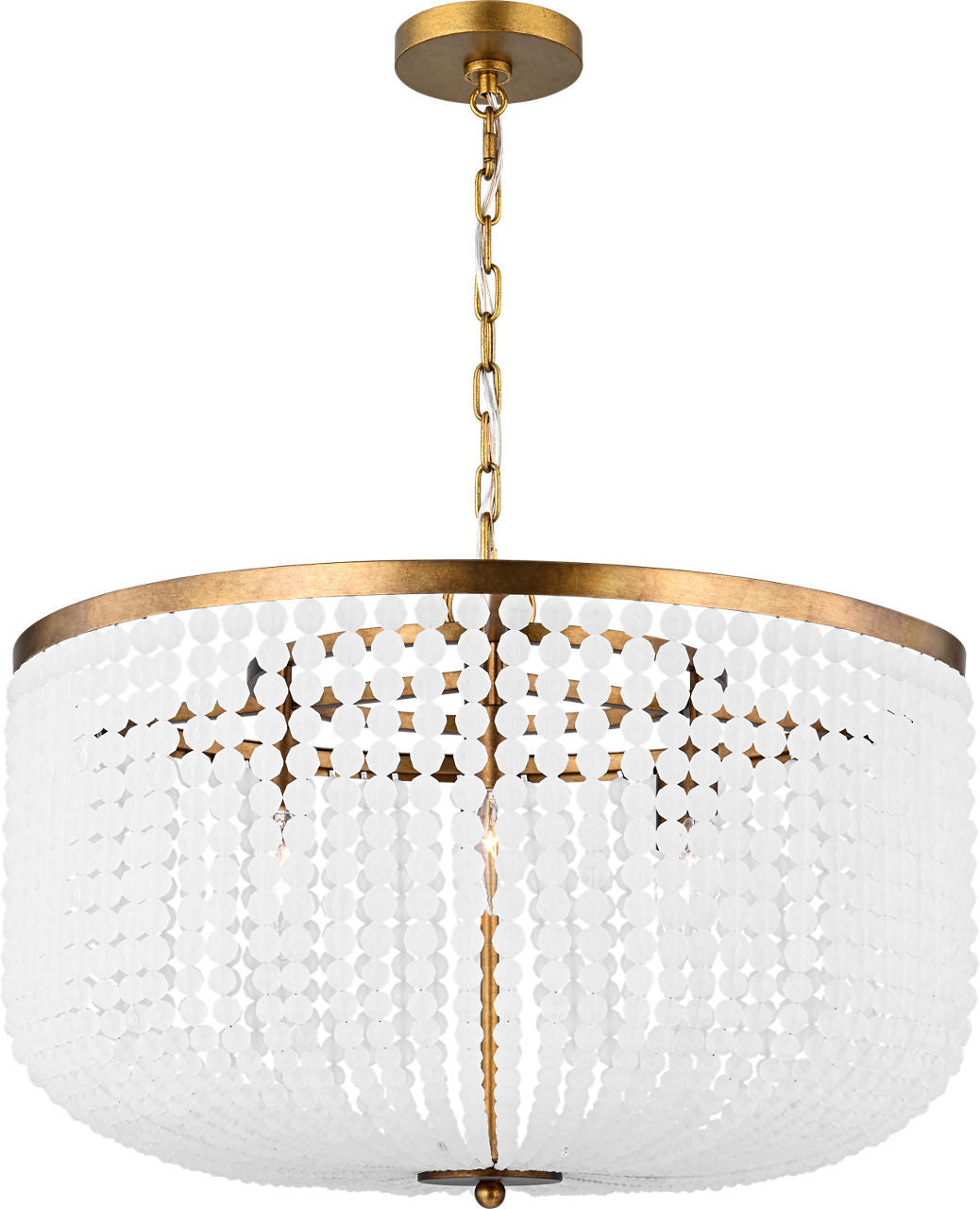Bellecour Eight Light Chandelier in Vintage Gild | Vintage Gild