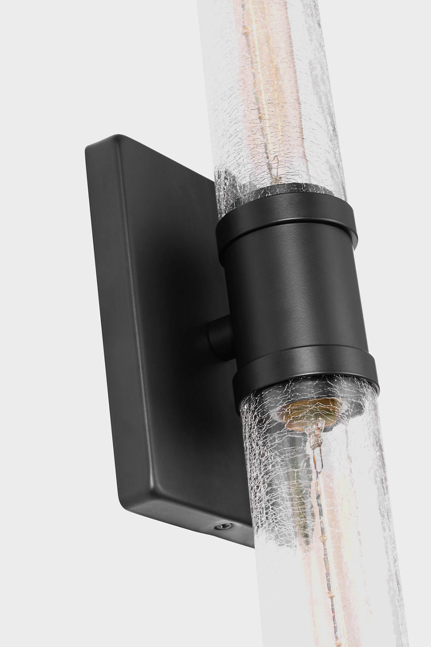Keaton Two Light Vanity in Midnight Black | Midnight Black