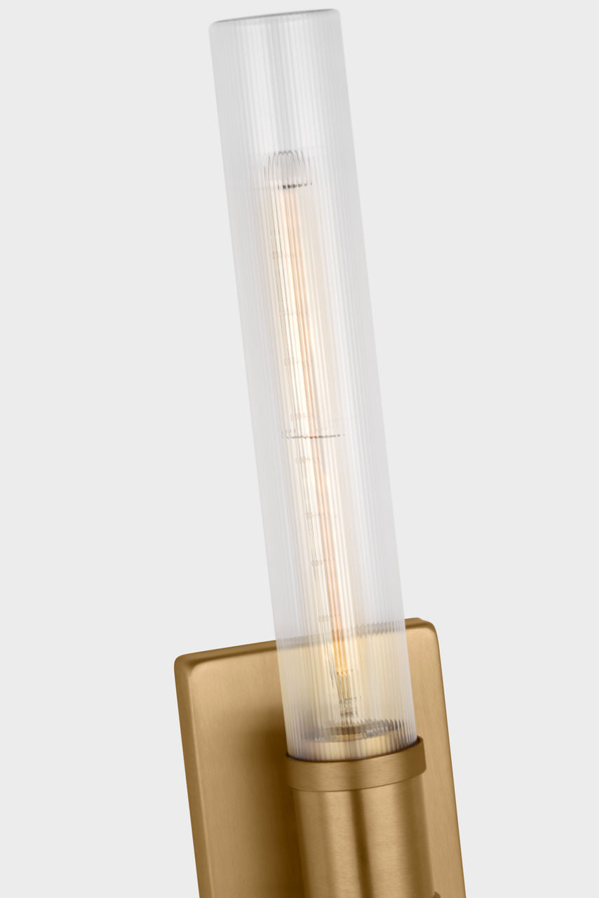 Keaton Two Light Vanity in Satin Brass | Satin Brass