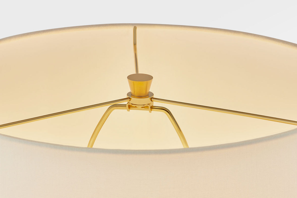 Nell One Light Table Lamp in Cracked Honey | Cracked Honey