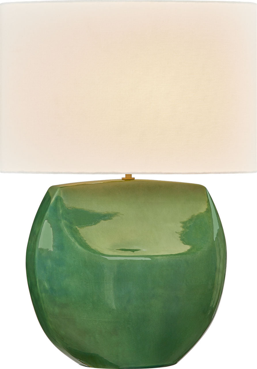 Pente One Light Table Lamp in Green | Green