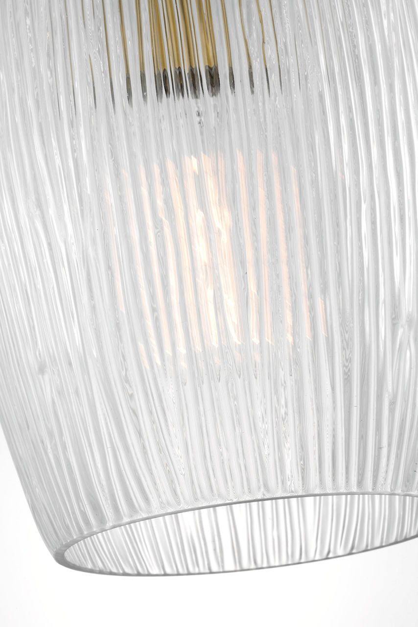 Serafina One Light Pendant in Burnished Brass | Burnished Brass