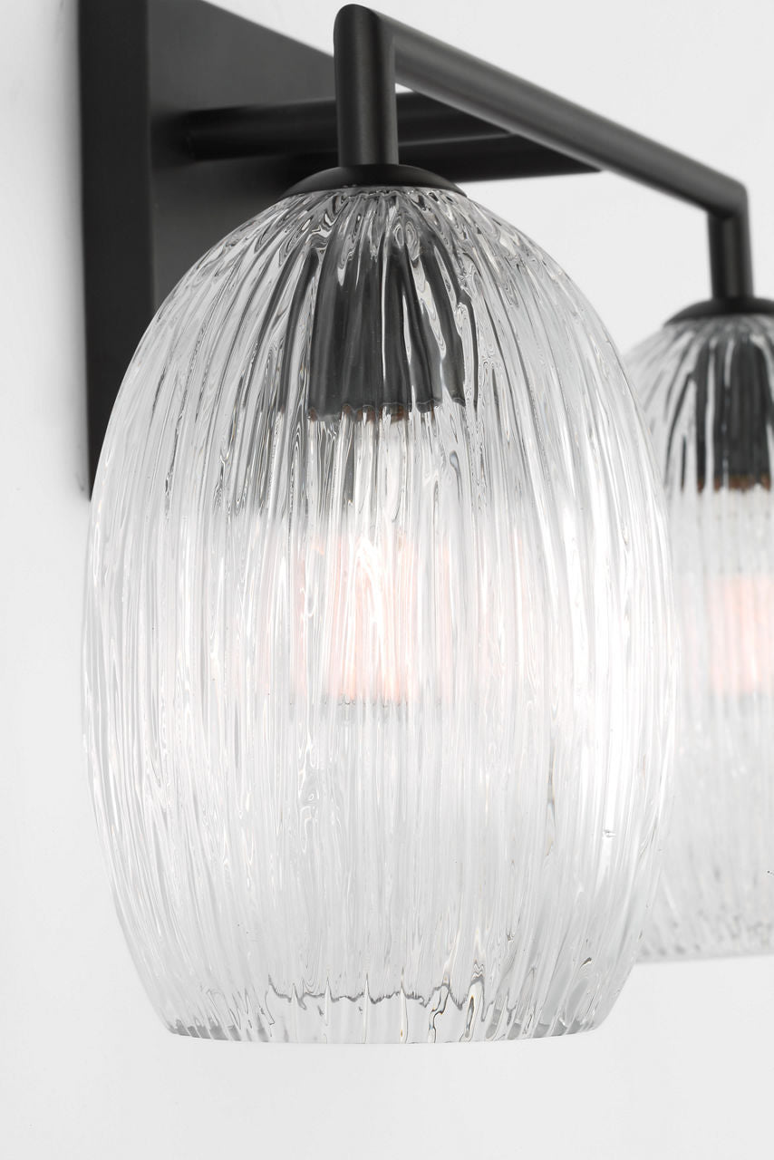 Serafina Two Light Bath in Aged Iron | Aged Iron
