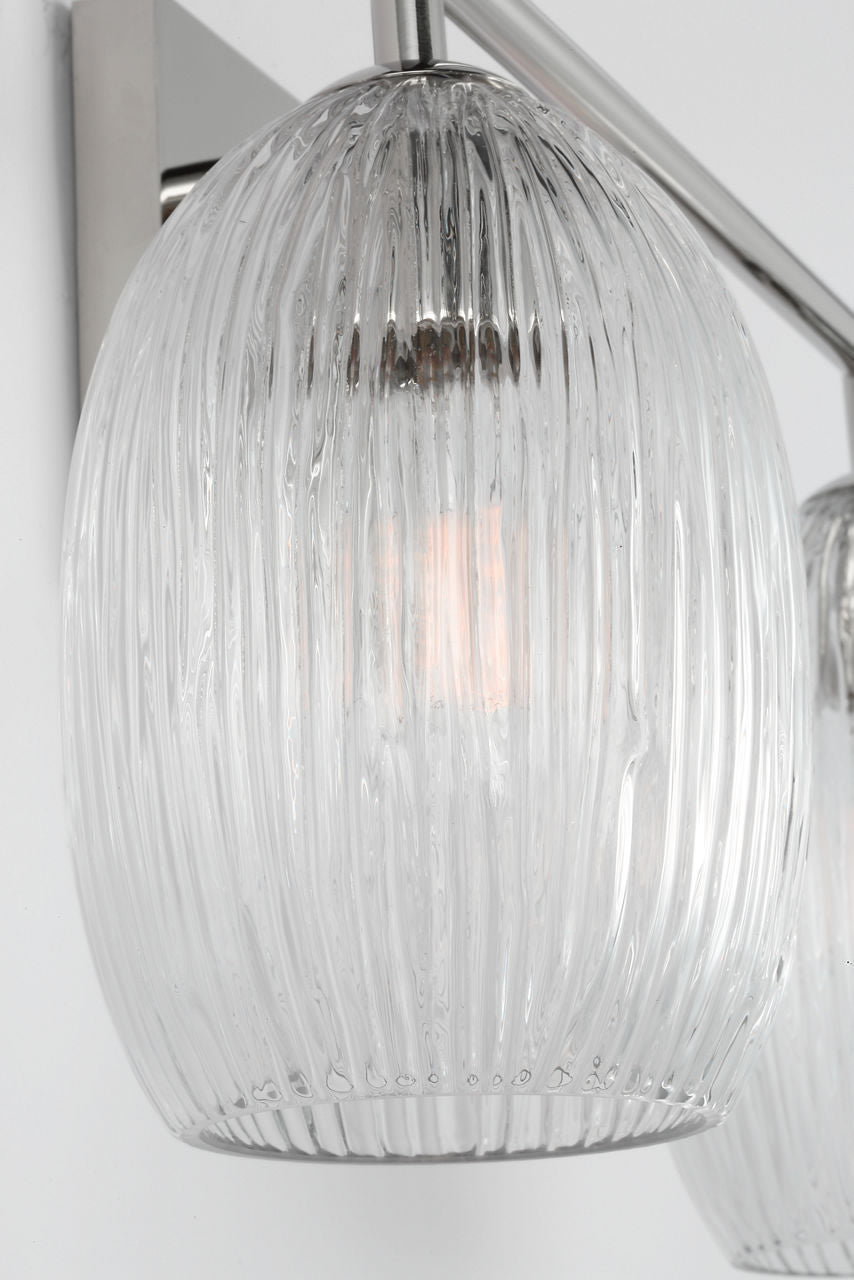 Serafina Two Light Bath in Polished Nickel | Polished Nickel