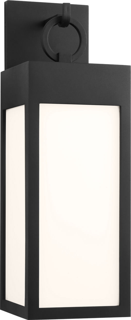 Sesha Wall Lantern in Textured Black | Textured Black