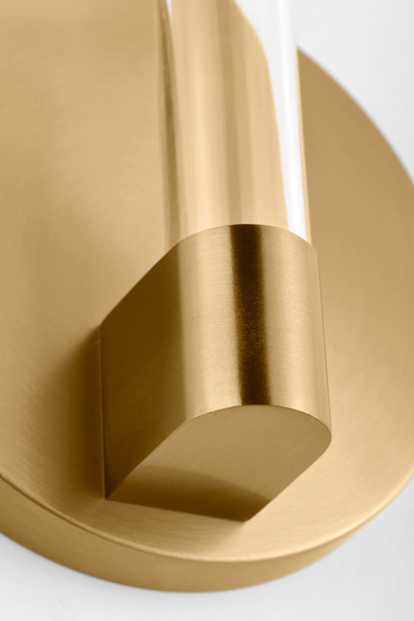 Silas Wall Sconce in Burnished Brass | Burnished Brass