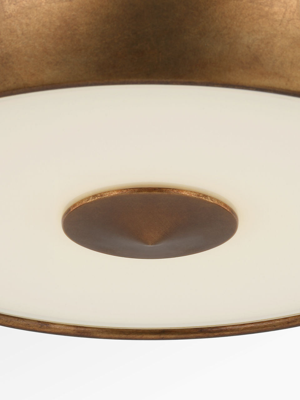 Solene One Light Flush Mount in Vintage Gild | Vintage Gild