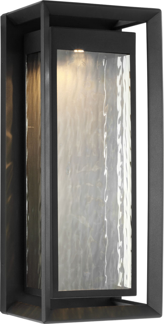 Urbandale LED Wall Lantern in Textured Black | Textured Black