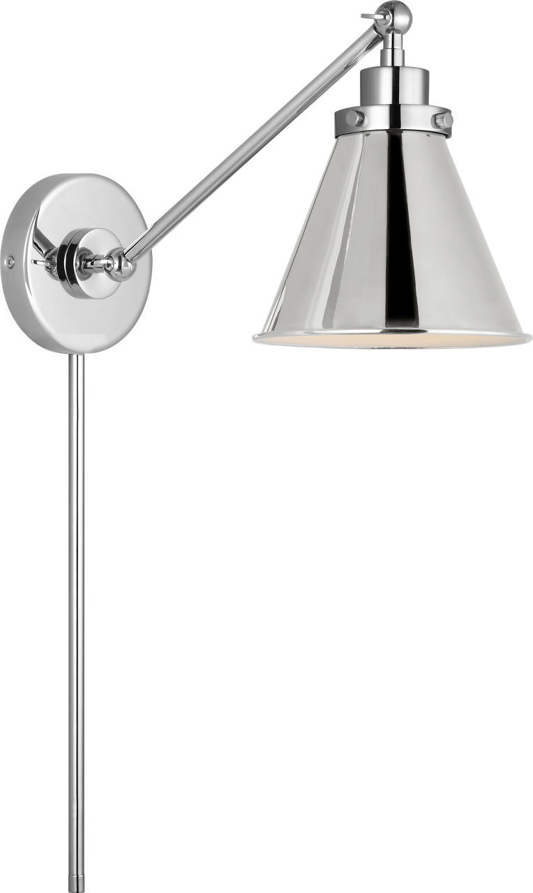 Wellfleet Wall Sconce in Polished Nickel | Polished Nickel